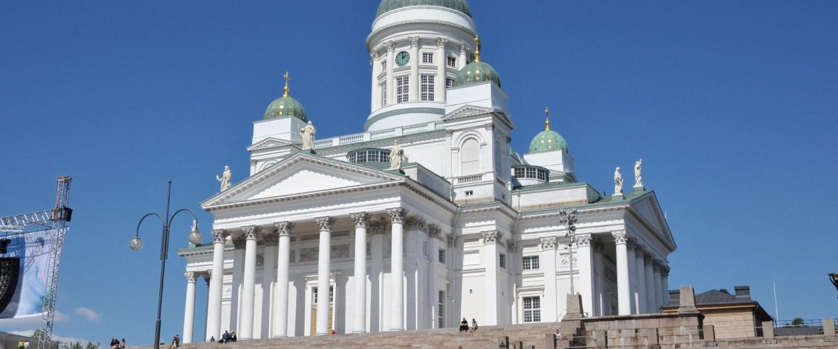 Helsinki, Finland, Sightseeing tour in bus